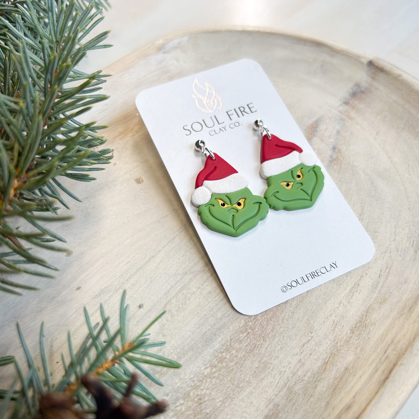 Grinch - Christmas Statement Earrings