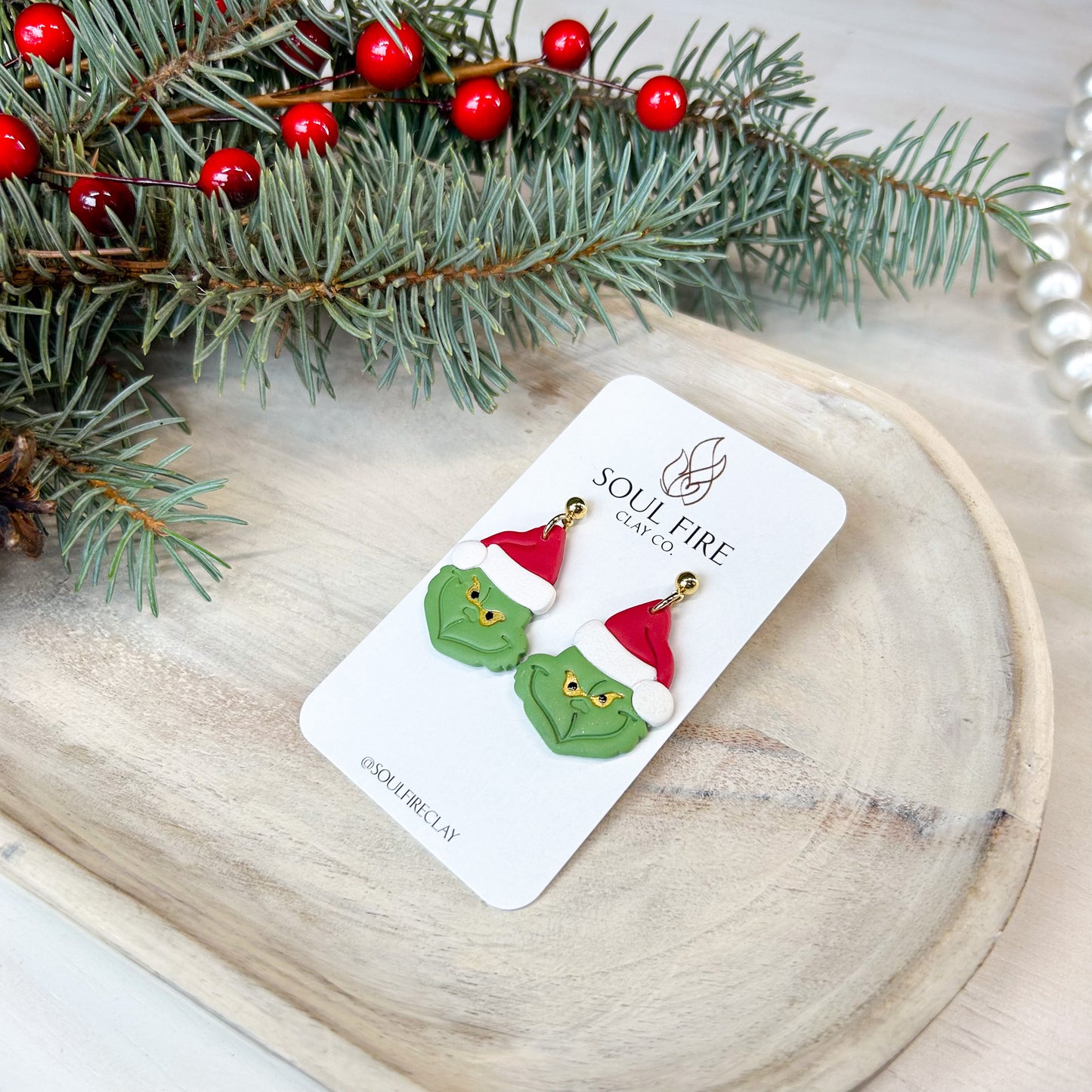 Grinch - Christmas Statement Earrings