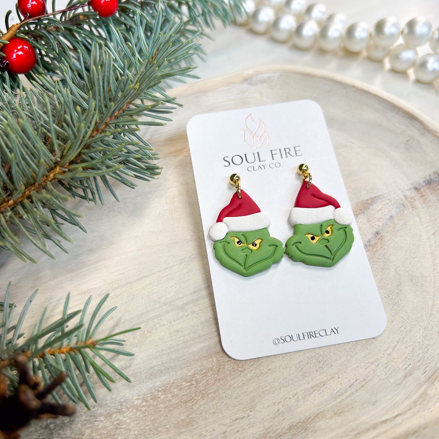 Grinch - Christmas Statement Earrings