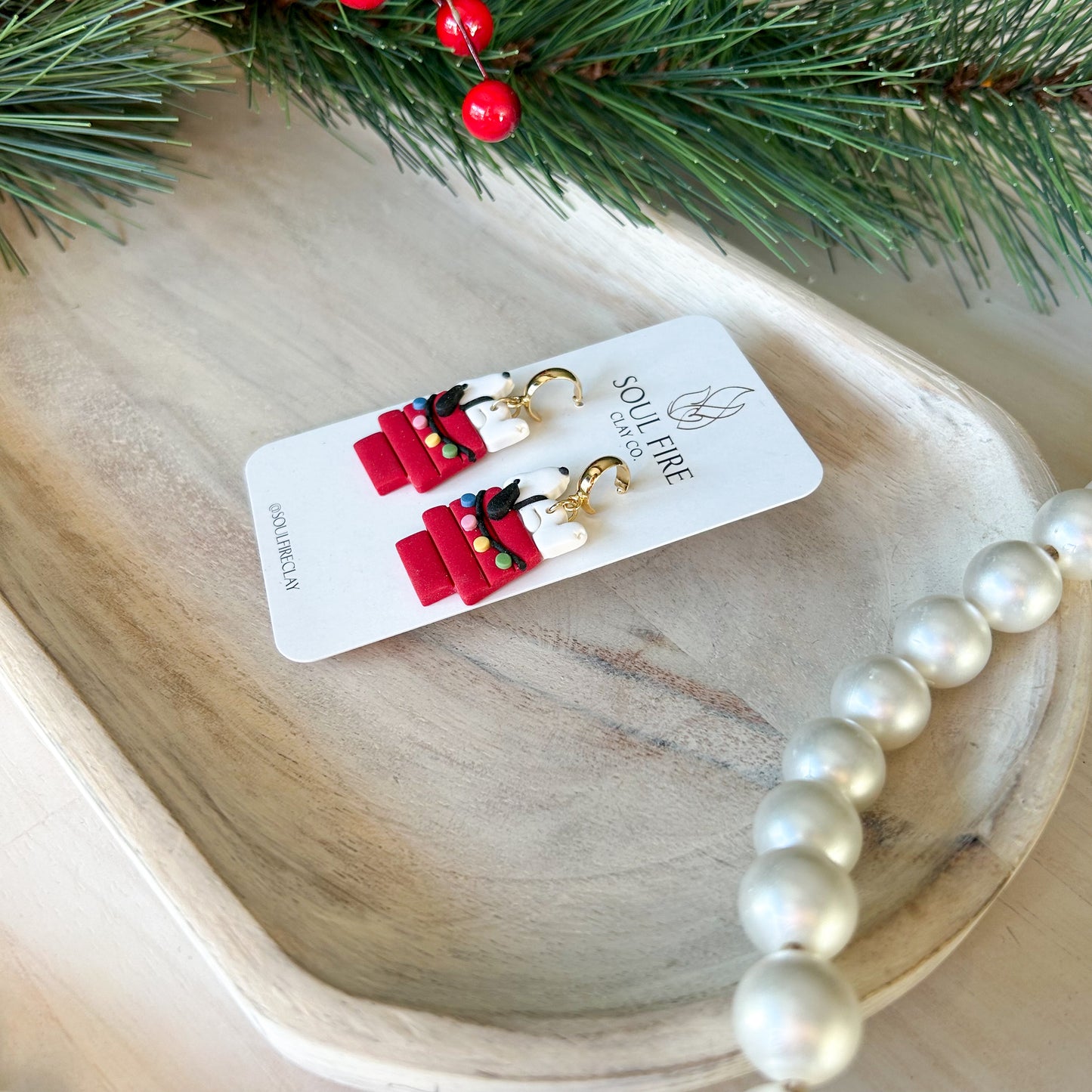 Snoopy - Christmas Statement Earrings