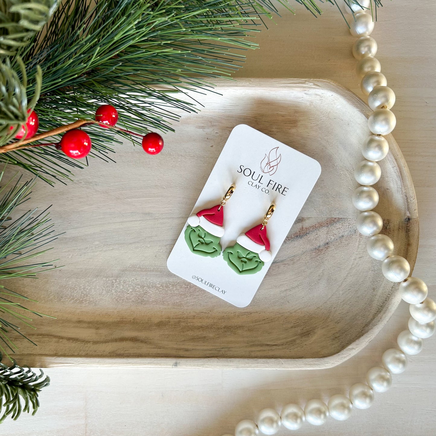 Grinch - Christmas Statement Earrings