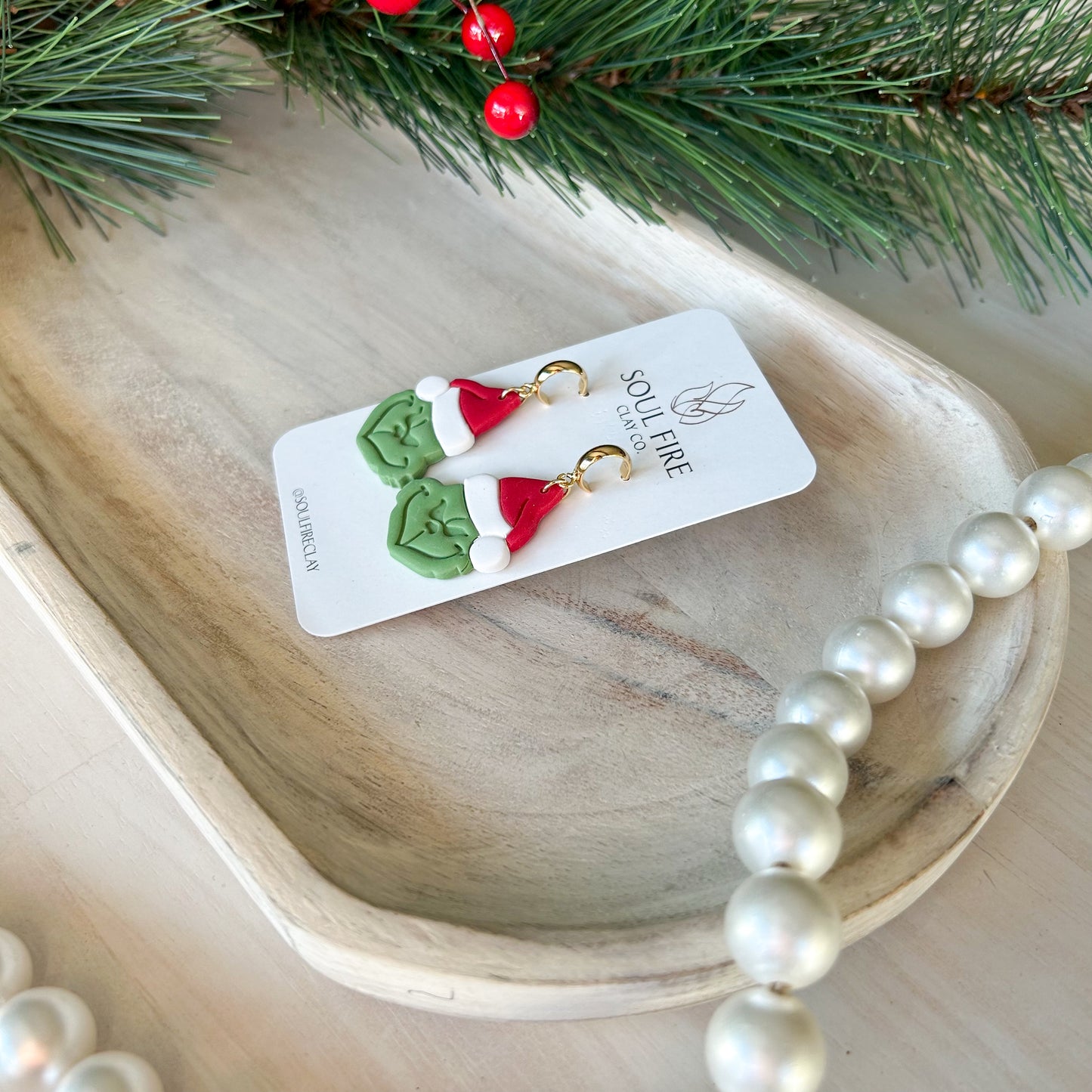Grinch - Christmas Statement Earrings