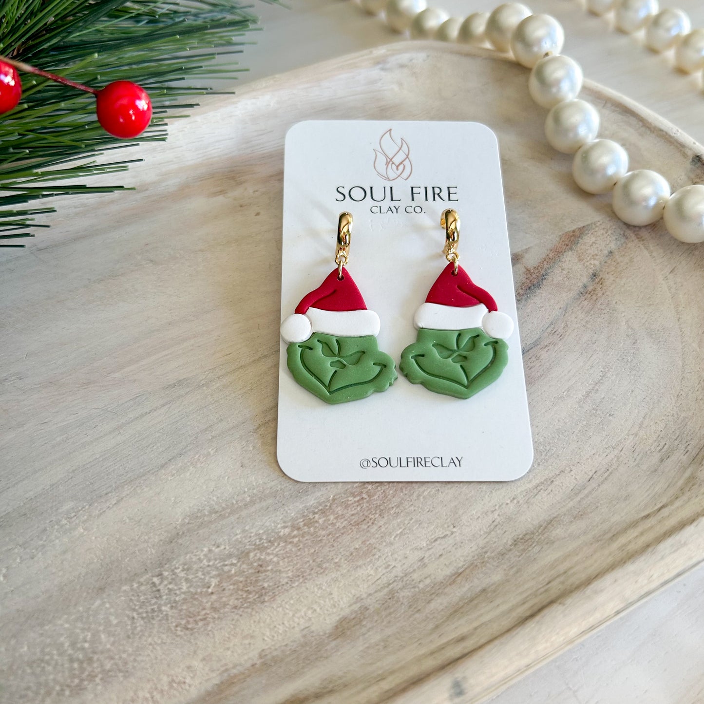 Grinch - Christmas Statement Earrings