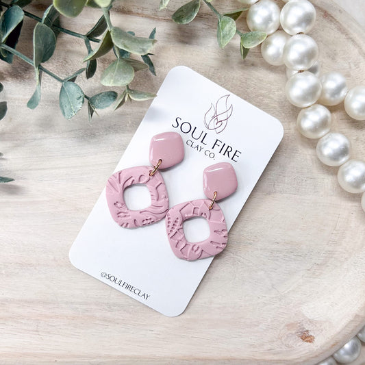 Lace Diamond Statement Earrings