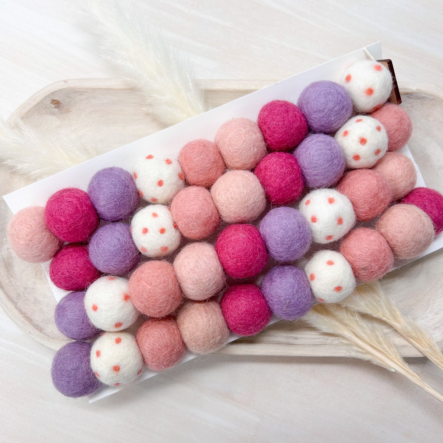 Sugar Plum Felt Garland