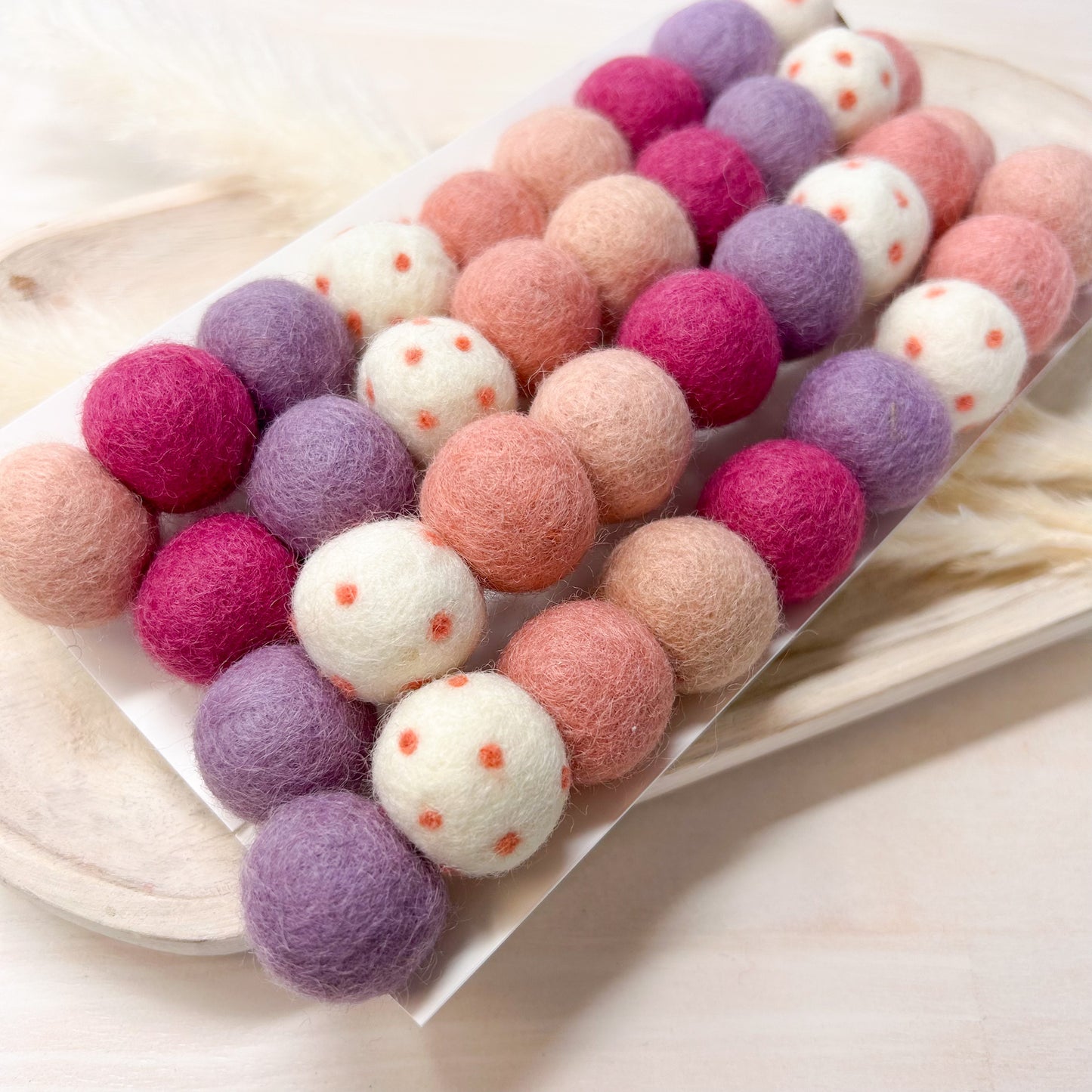 Sugar Plum Felt Garland