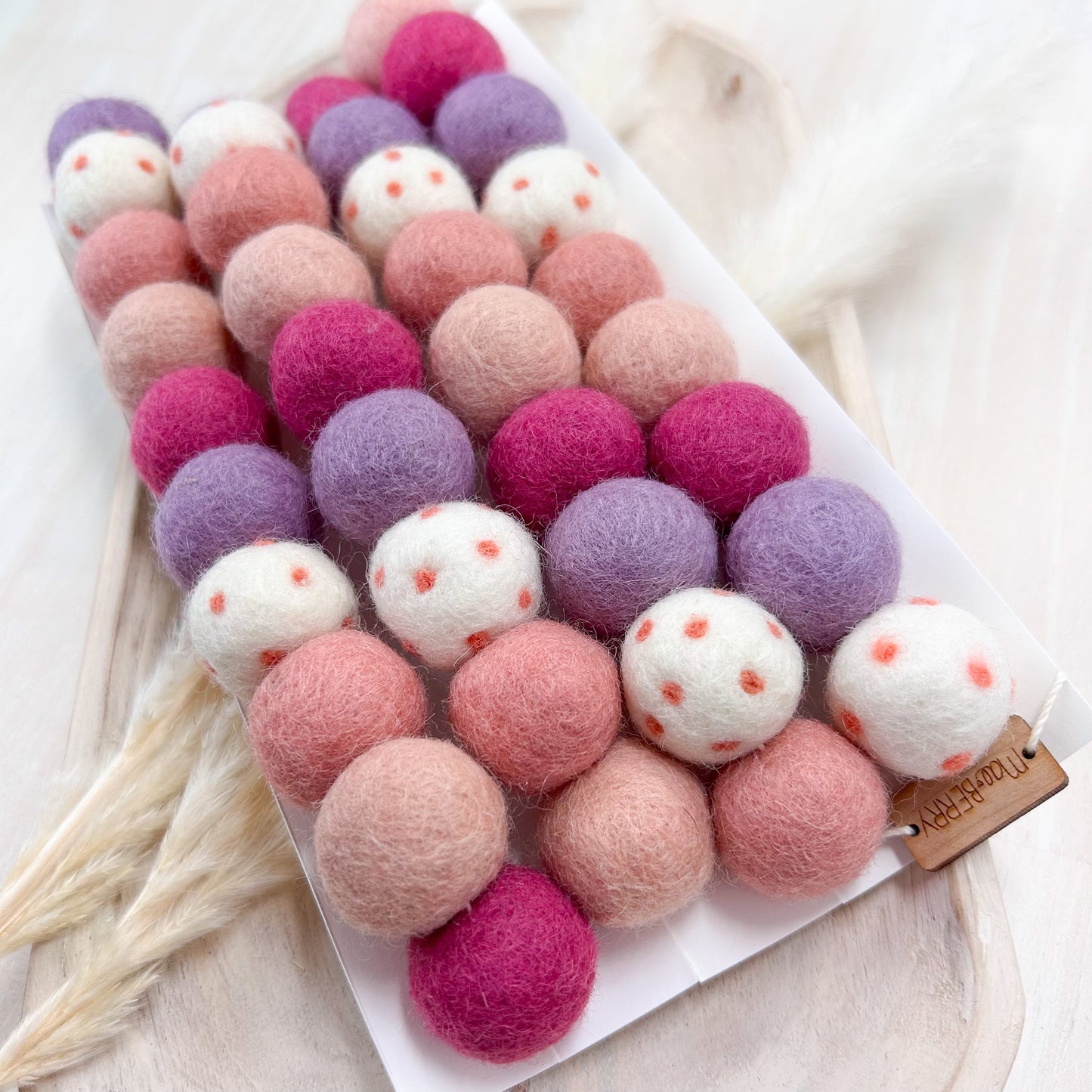 Sugar Plum Felt Garland