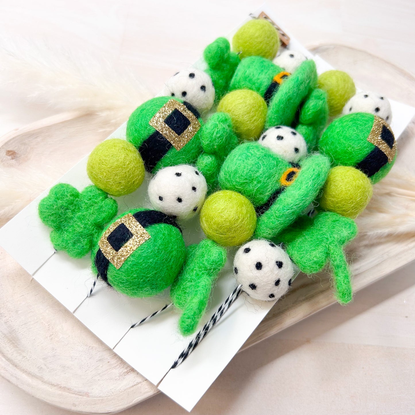 luck O' The Irish Felt Garland