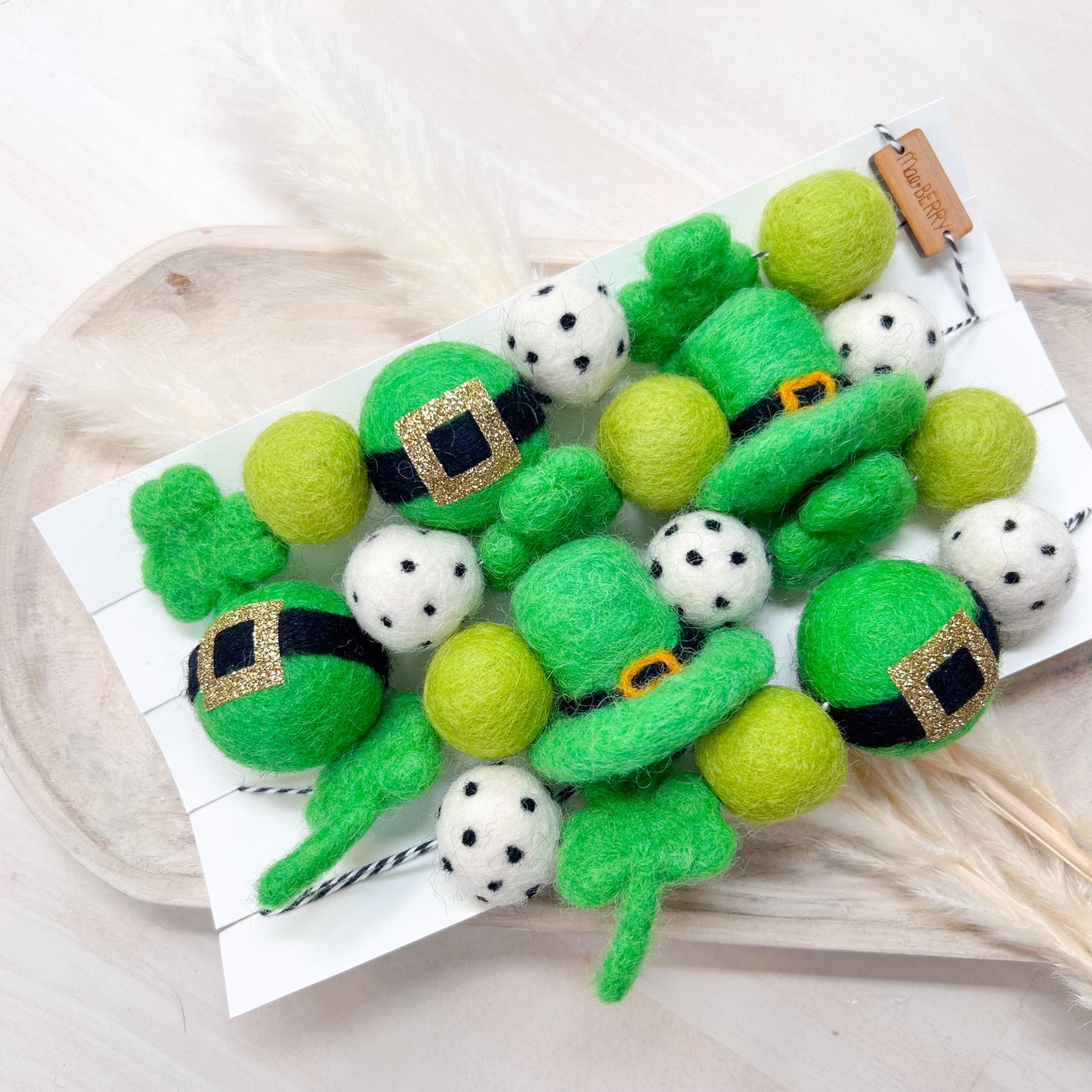 luck O' The Irish Felt Garland