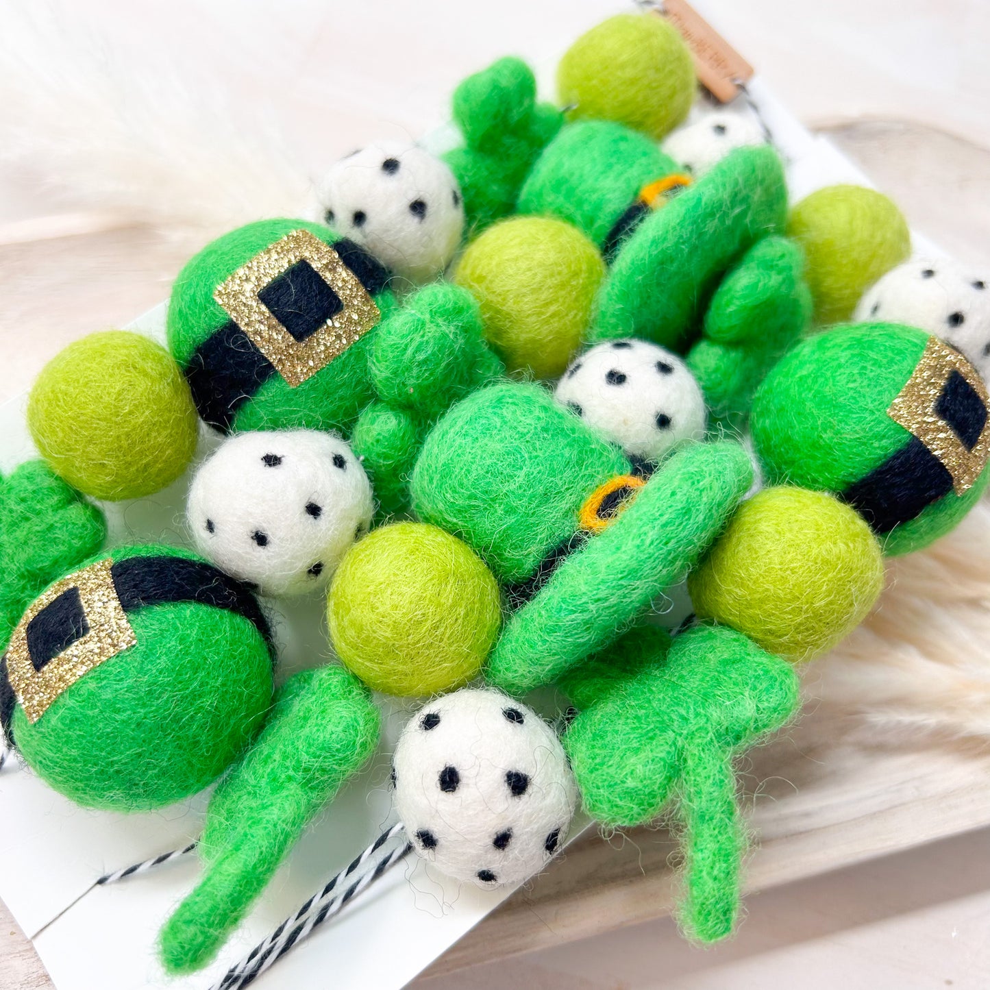 luck O' The Irish Felt Garland