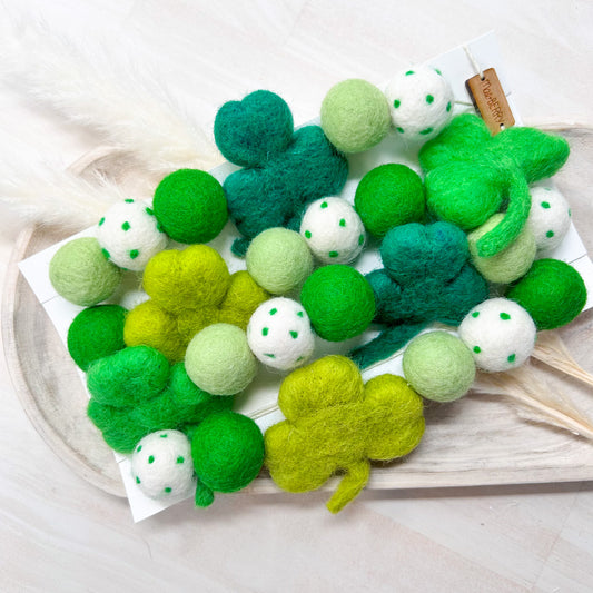 Clover Fields Felt Garland