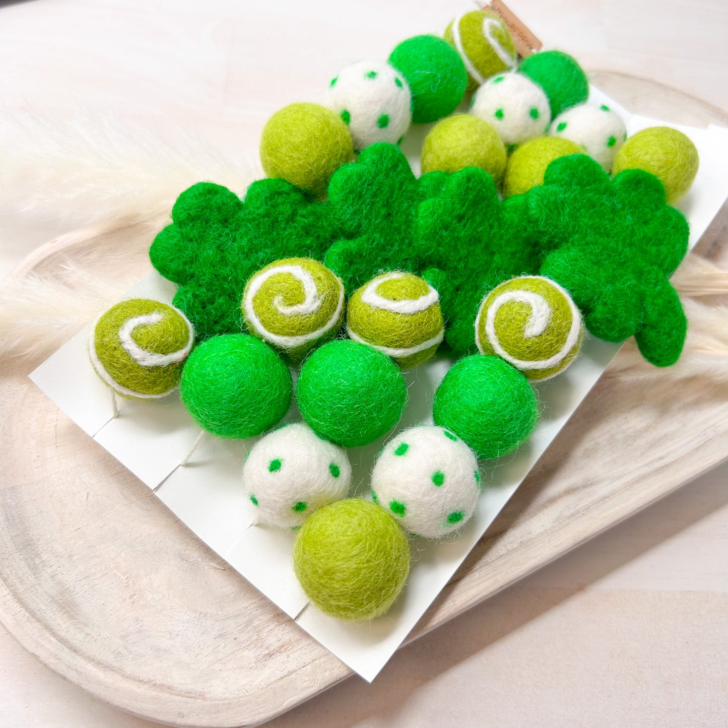 Lucky Clover Felt Garland