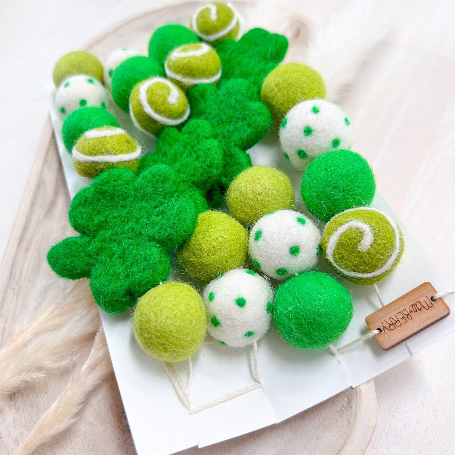 Lucky Clover Felt Garland