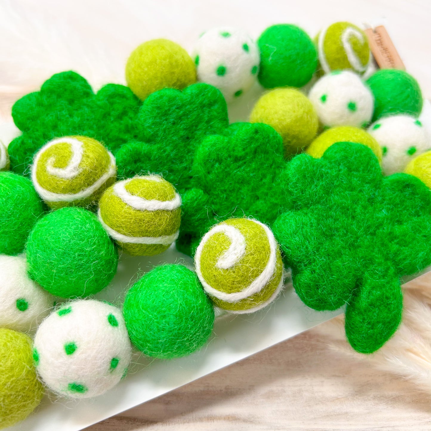 Lucky Clover Felt Garland