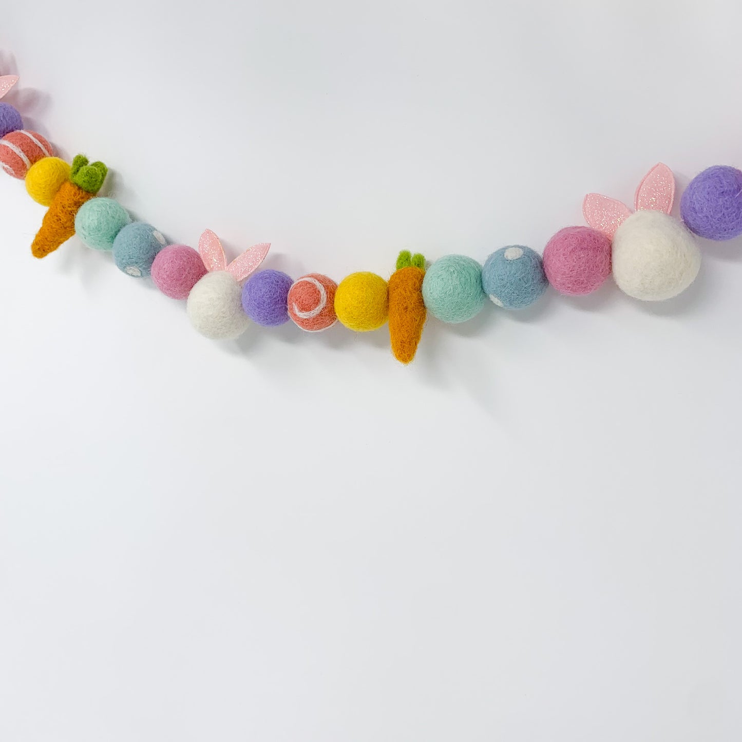 Pastel Bunnies Felt Garland