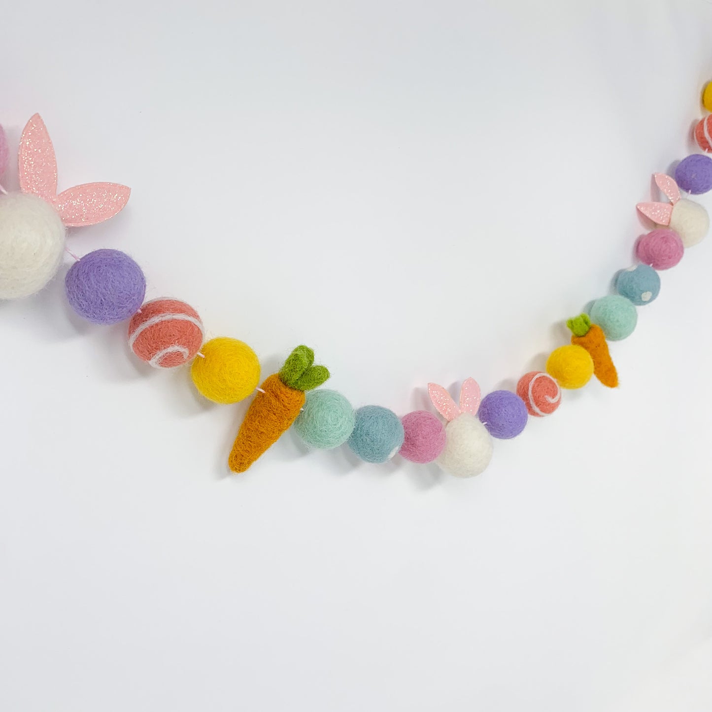 Pastel Bunnies Felt Garland