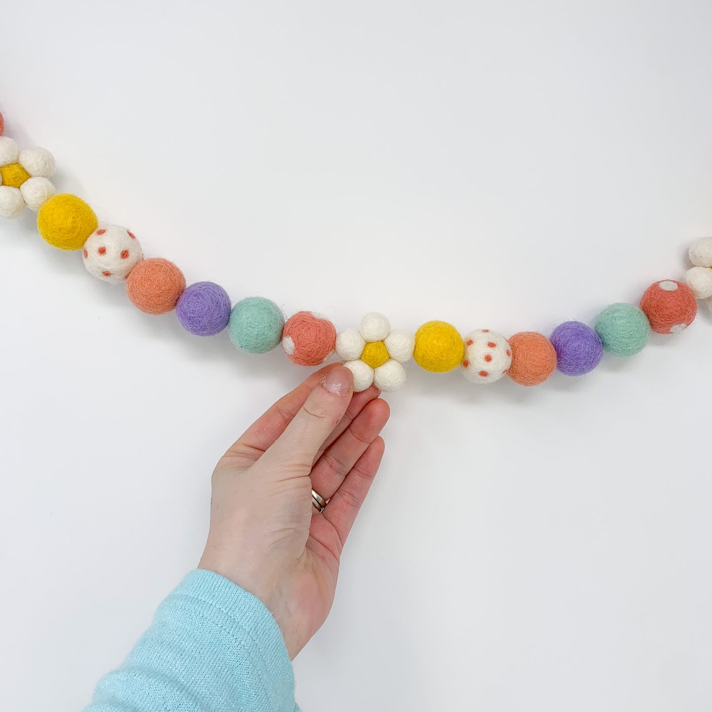 Wild Flowers Felt Garland
