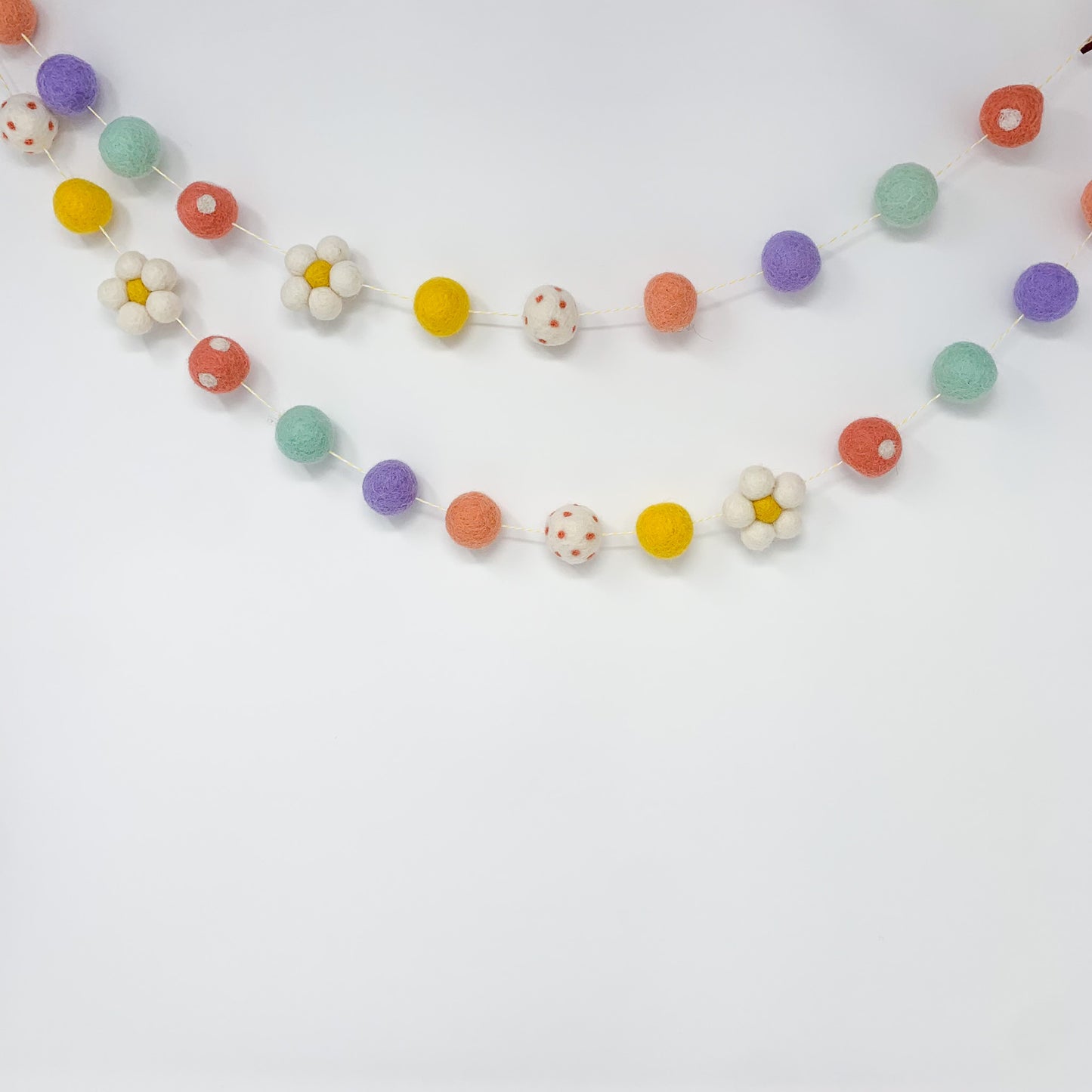 Wild Flowers Felt Garland