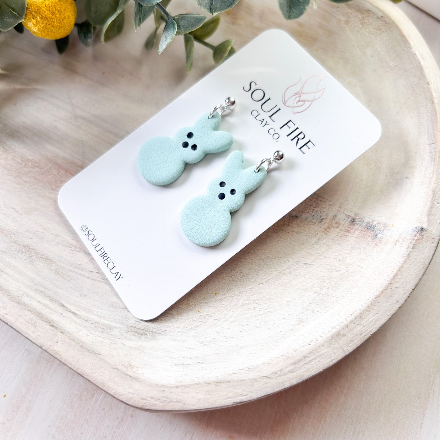 Bunny Peep Statement Earrings
