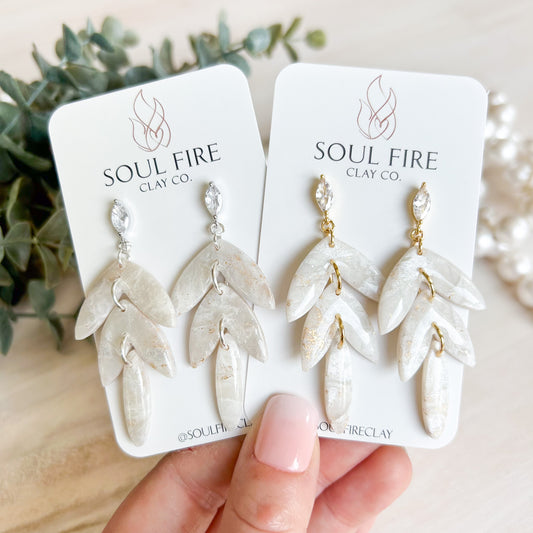 Eloise - Bridgerton Collection - Marbled Statement Earrings