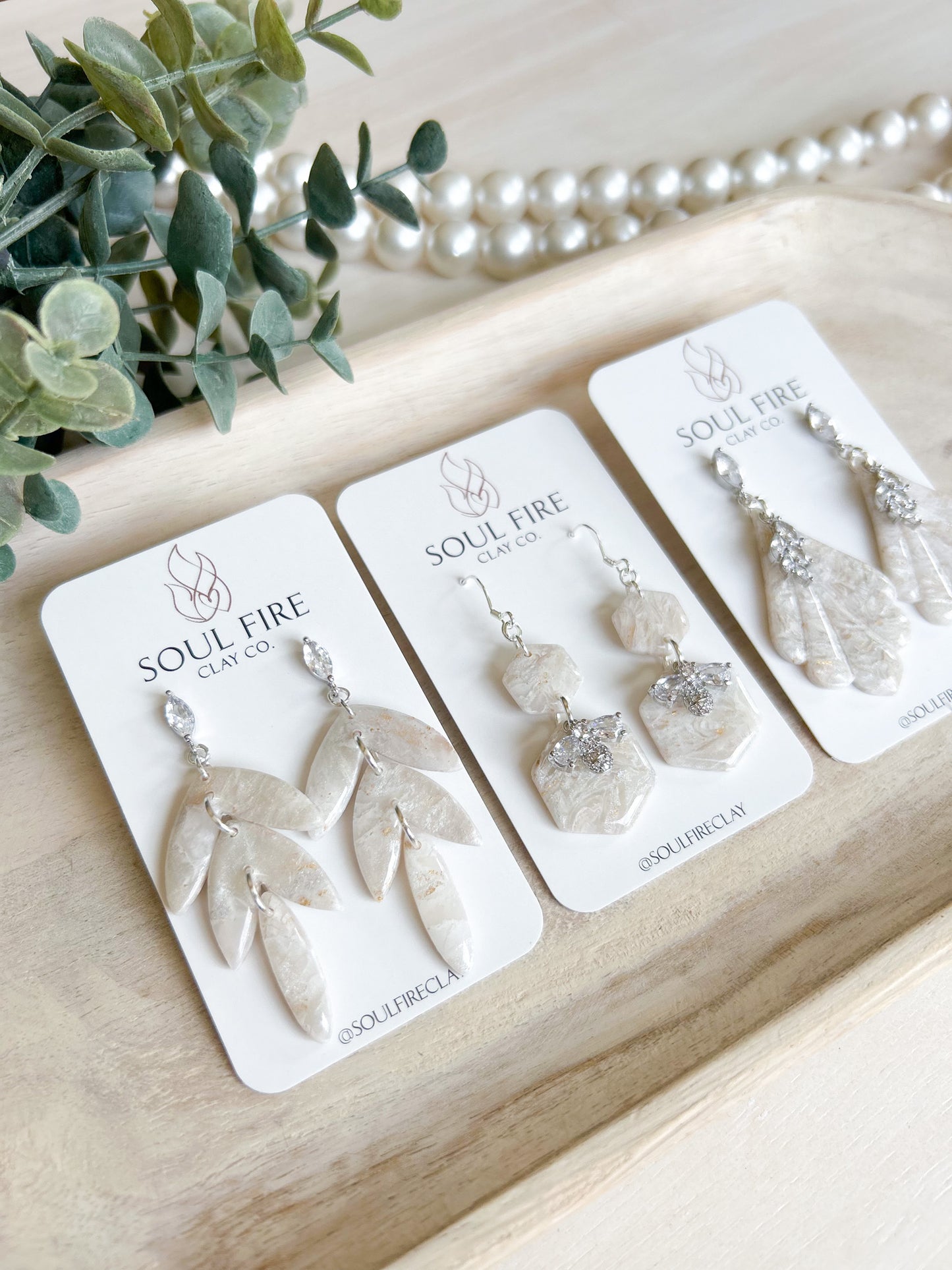 The Bee - Bridgerton Collection - Marbled Statement Earrings