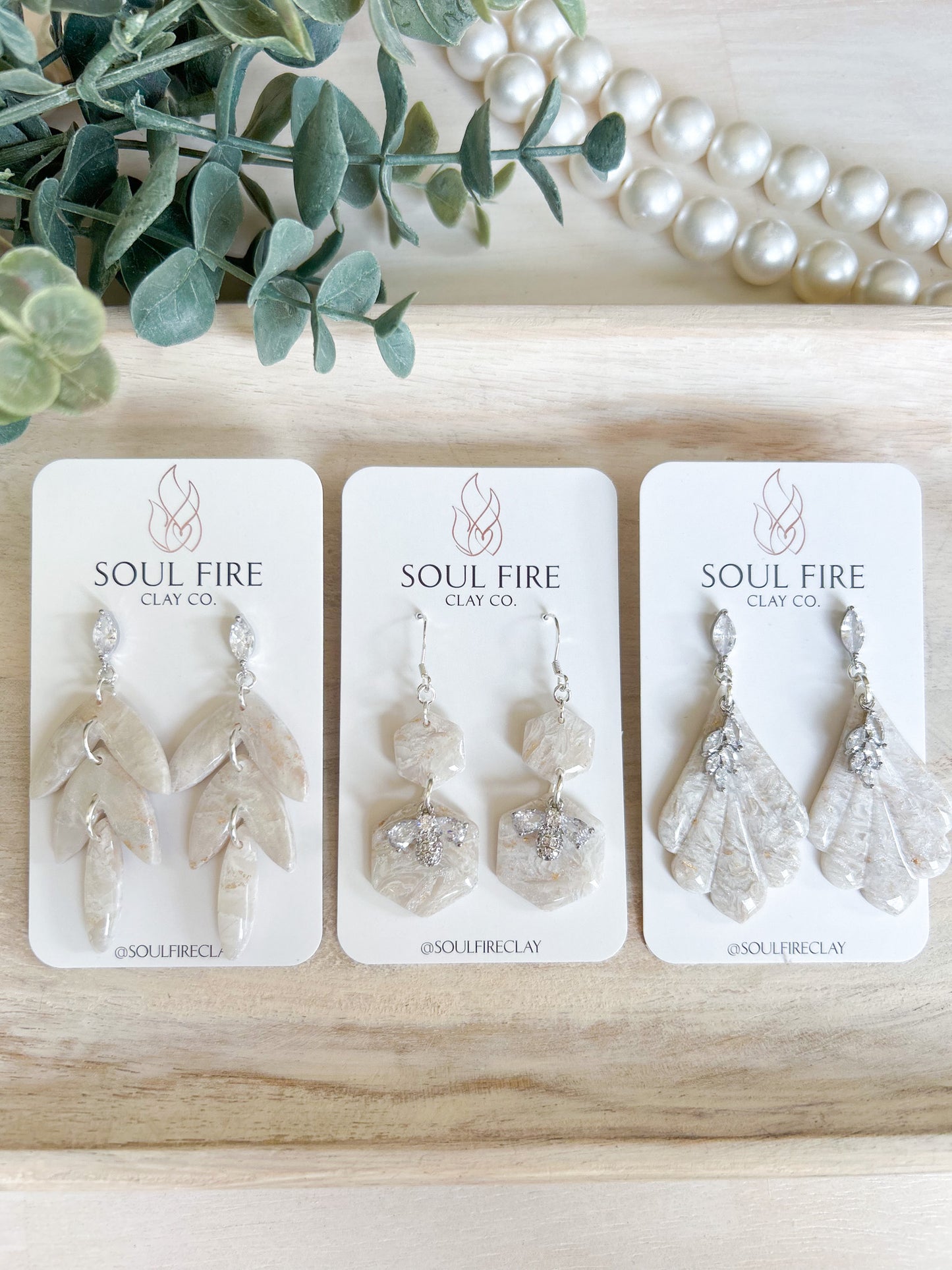 The Bee - Bridgerton Collection - Marbled Statement Earrings