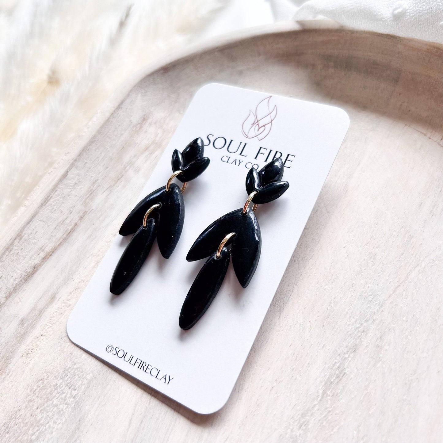 Black Dagger statement Earrings