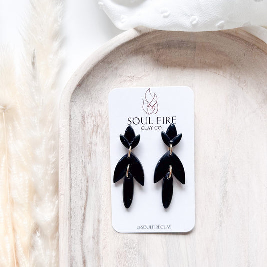 Black Dagger statement Earrings