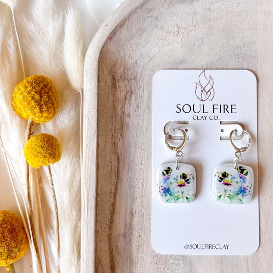 Bumblebee Statement Earrings
