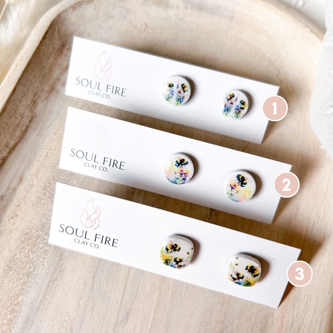 Bee Stud Earrings