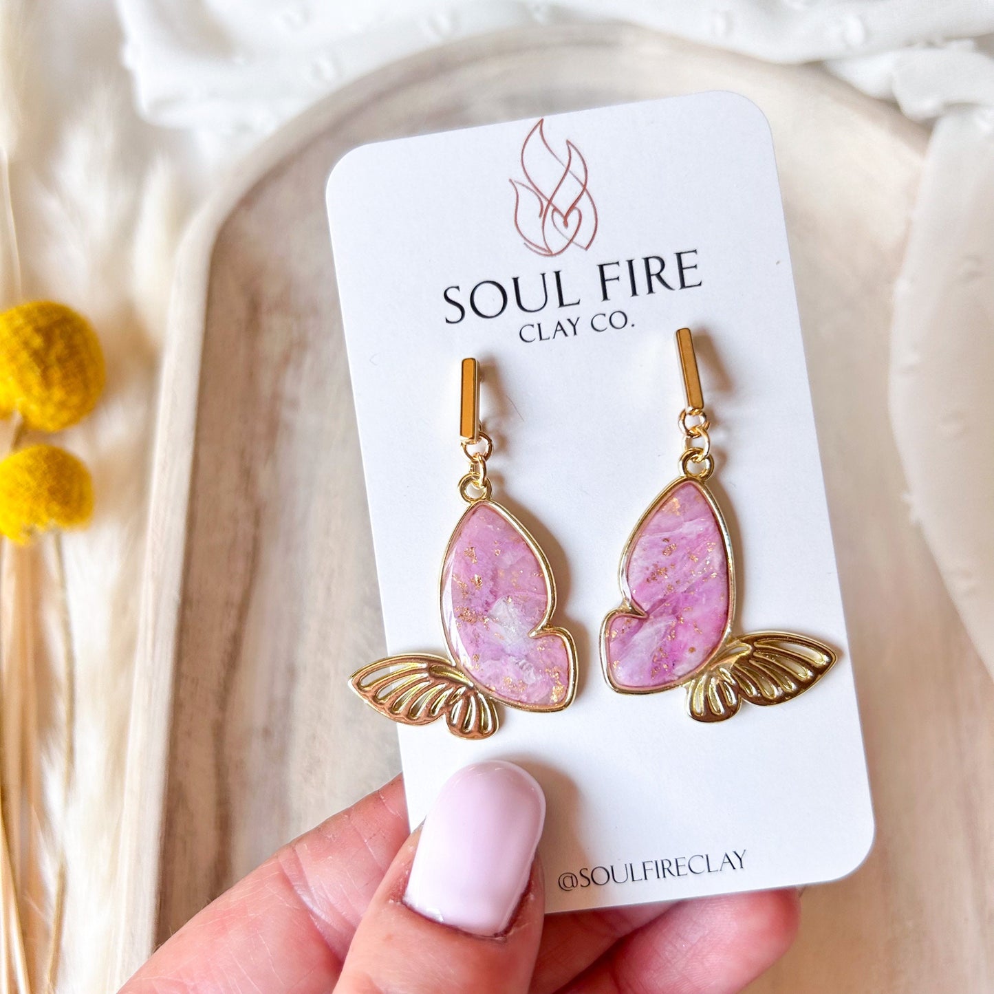 Butterfly Statement Earrings