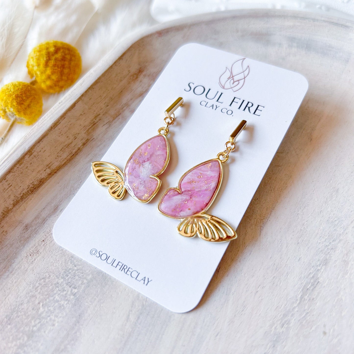 Butterfly Statement Earrings