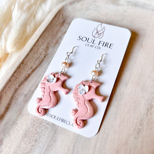 Seahorse Statement Earrings