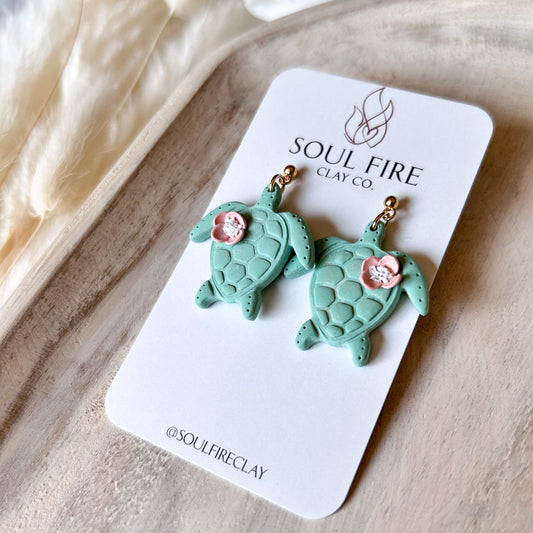 Turtle Statement Earrings