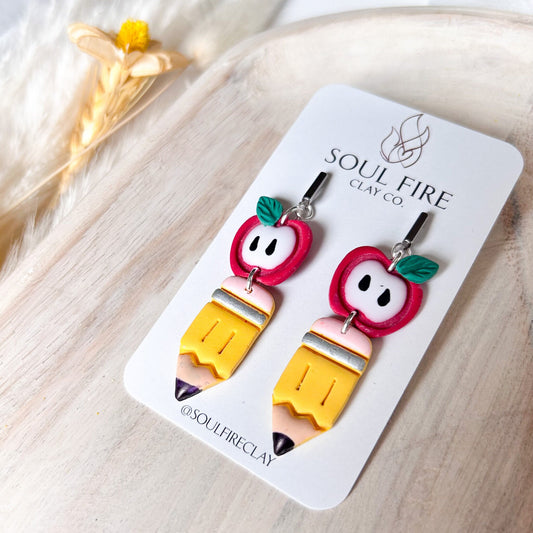 Apple Pencil statement Earrings
