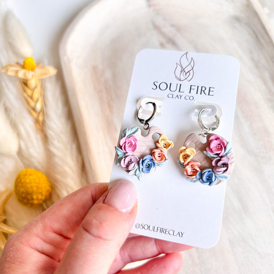 Paint Palette statement Earrings